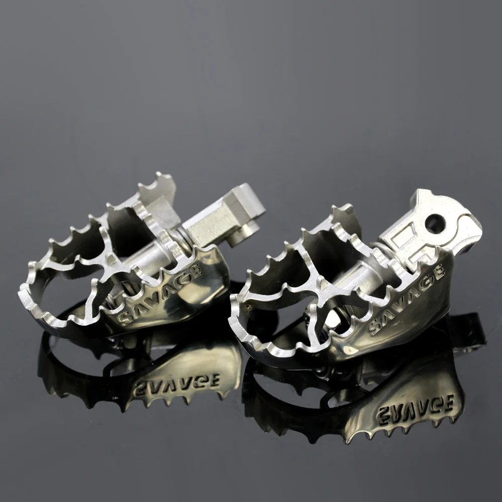 

For YAMAHA MT-10 2016-2017 Motorcycle Wide Enduro Foot Pegs Tilt Angle Adjustable Footpegs