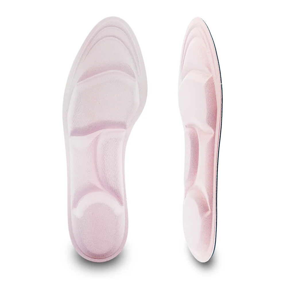 PCSSOLE массажные стельки из мягкой пены с эффектом памяти, женские туфли на высоком каблуке, туфли из губчатого материала, амортизирующие удары, O1006
