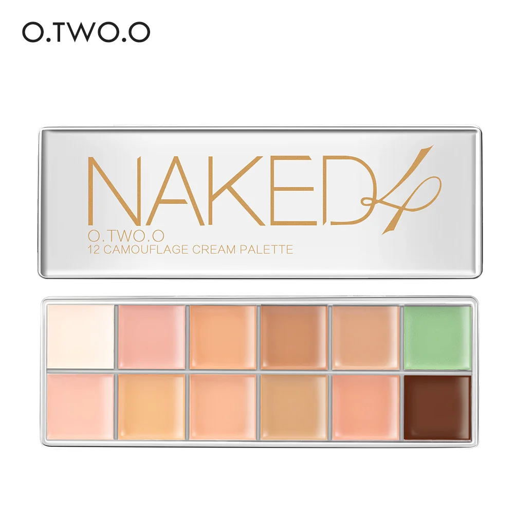 

O.TWO.O Brand 12 Colors Pro Palette Concealer Face Contouring Makeup Concealer Cosmetic Facial Care Cream Palette