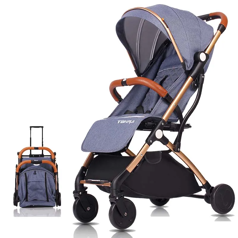 Tianrui lightweight portable folding baby stroller can sit ...