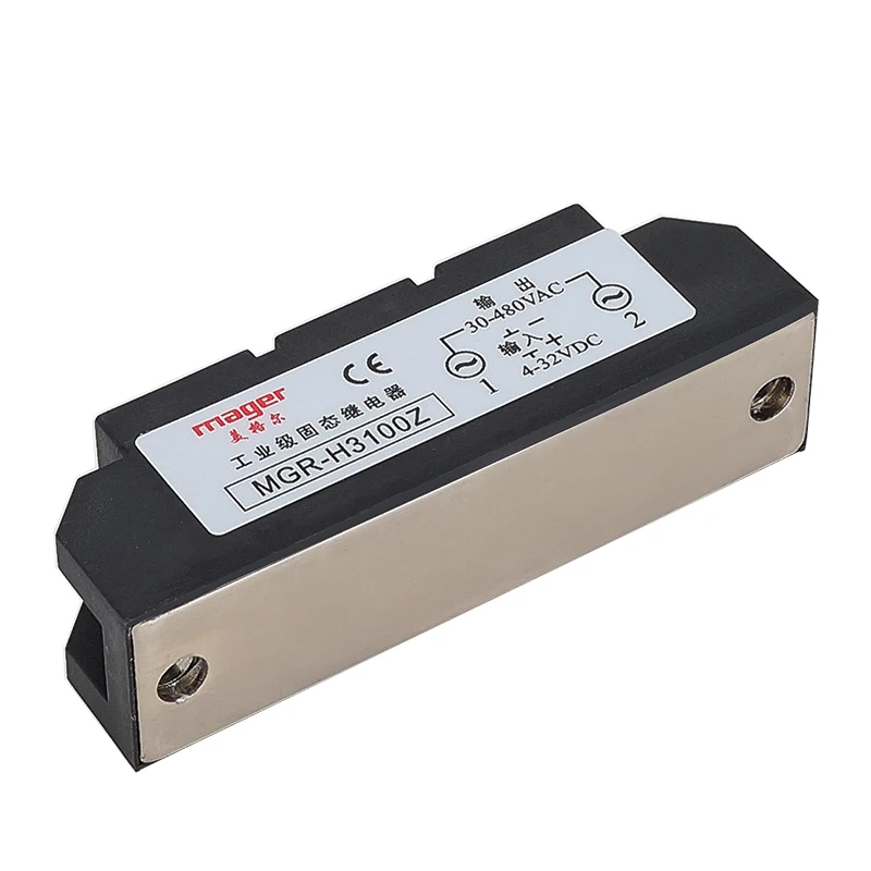 100A промышленные SSR MGR-H3100Z однофазные твердотельные реле 100A вход 4-32VDC выход 30-480VAC с бесплатной доставкой