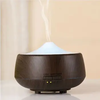 

EJOAI 300ML Aroma Essential Oil Diffuser Wood Grain Ultrasonic Humidifier Aromatherapy Anion Mist Maker with 7 Color LED Light