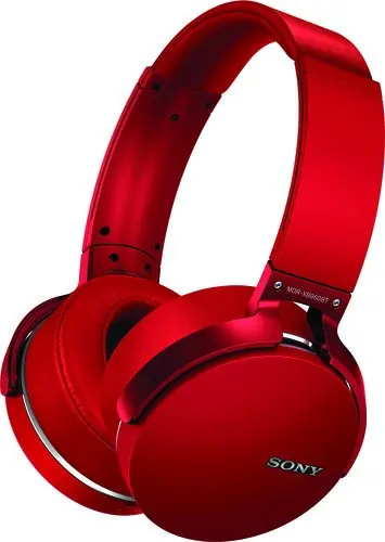 Б/у беспроводные наушники SONY MDR-XB950B1 Extra Bass с управлением через приложение - Цвет: Красный