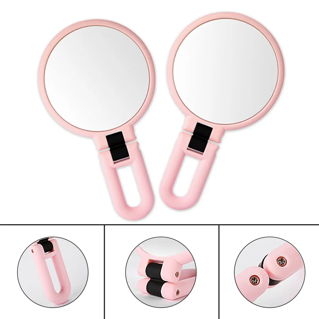 

10X Magnifying Makeup Mirror Cosmetic LED Locking Suction Cup Bright Diffused Light 360 Degree Rotating Makeup Tools Fresh Color