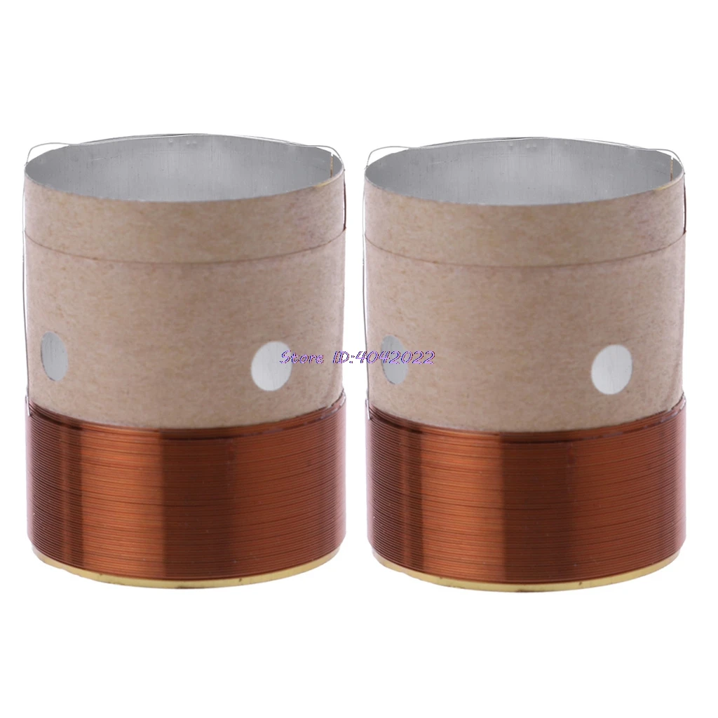 

25.5mm 8 Ohm Core Round Brass Wire Woofer Voice Coil Aluminum For Speaker Repair