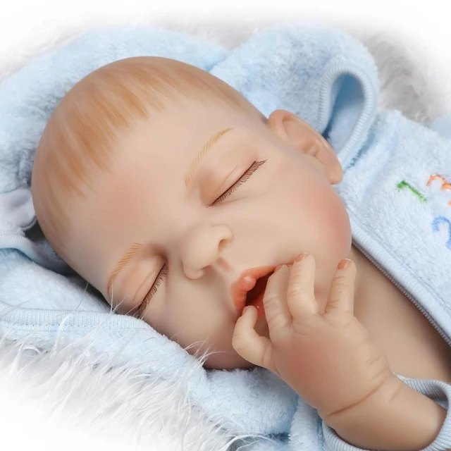 23 Inch Boneca Reborn Baby Doll Full Body Silicone Vinyl Sleeping boy bebe  Reborn Menino Doll Toy For Children brithday gift - AliExpress