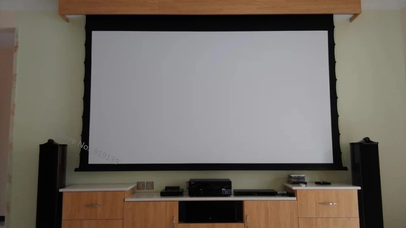 Motorized Tab-tension projection screen pic 22