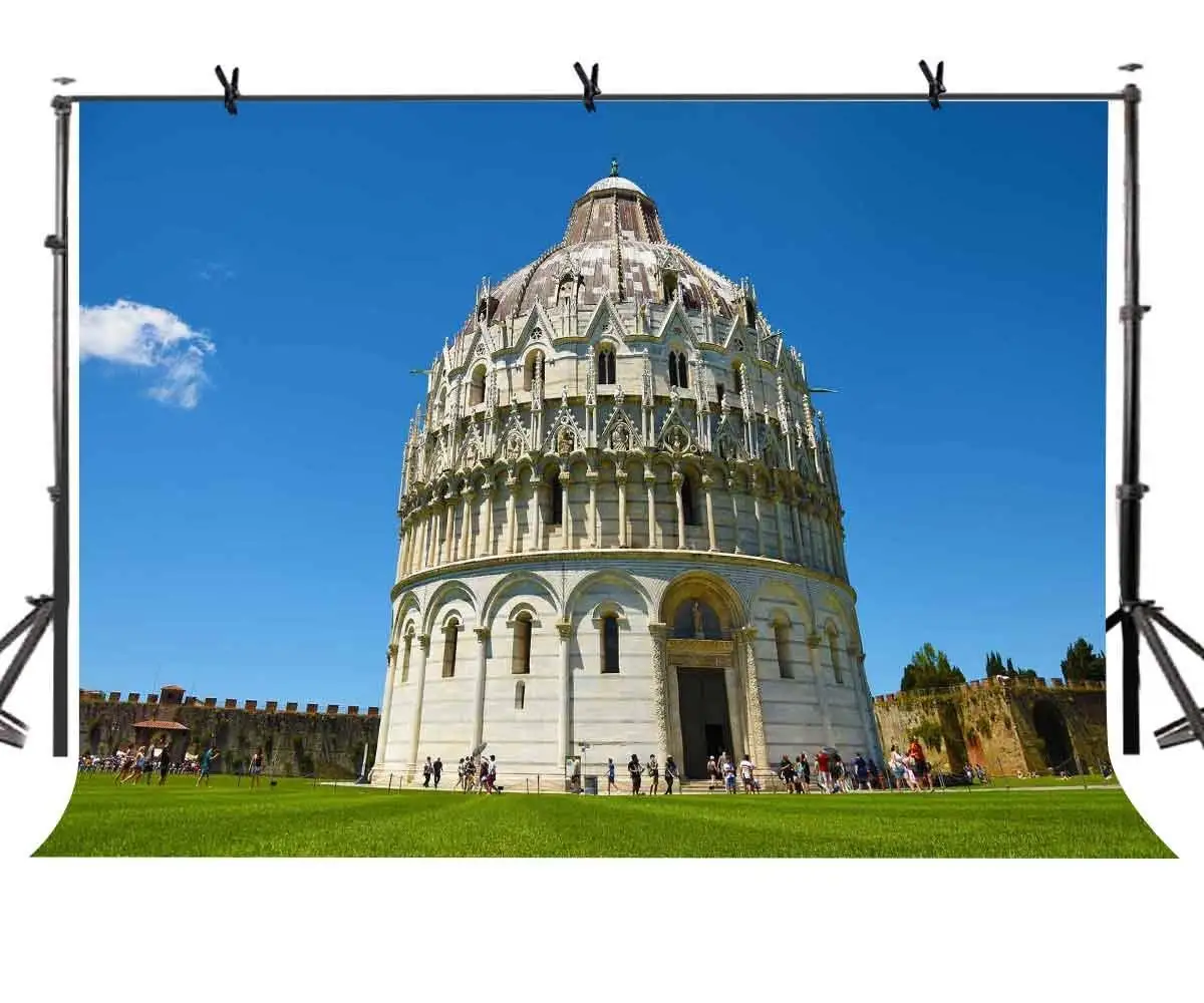 7x5ft Pisa церковный фон Dome религиозная архитектура для фотосъемки и студийный