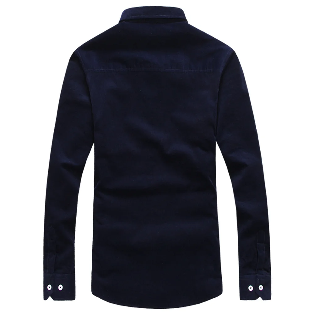 الشتاء الرجال القمصان الأزياء بوتيك القطن بلون زائد الكشمير الدافئة سميكة عارضة طويلة الأكمام ضئيلة المخملية سروال قصير قمصان الشتاء الرجال القمصان الأزياء بوتيك القطن بلون زائد الكشمير الدافئة سميكة عارضة طويلة الأكمام ضئيلة المخملية سروال قصير قمصان