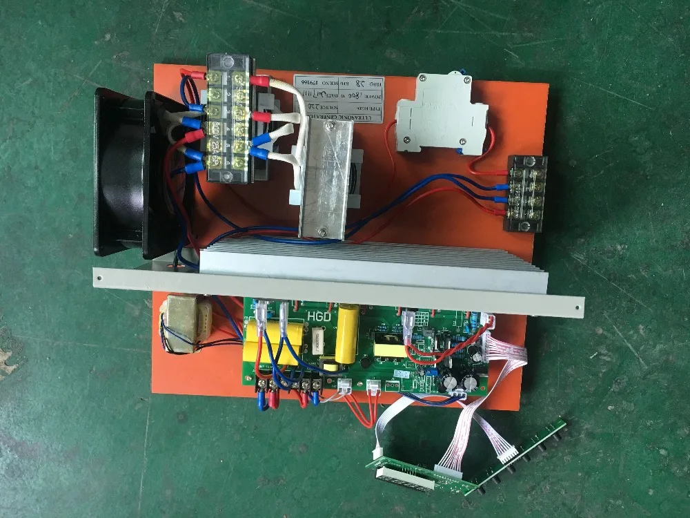 1500W PCB cleaning generator ,22 42khz Ultrasonic frequency and current
