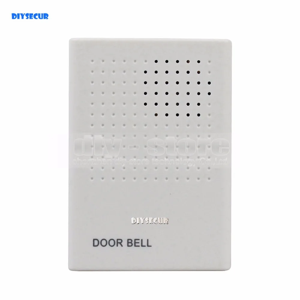 

DIYSECUR High Quality DC12V Electronic Door Bell For Door Access Control System Kit White