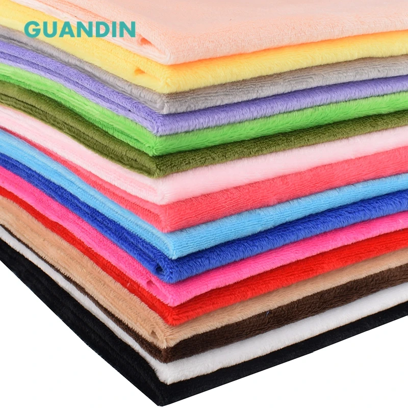 GUANDIN 40x50 см супер мягкая короткая плюшевая ткань ручной работы для сделай сам