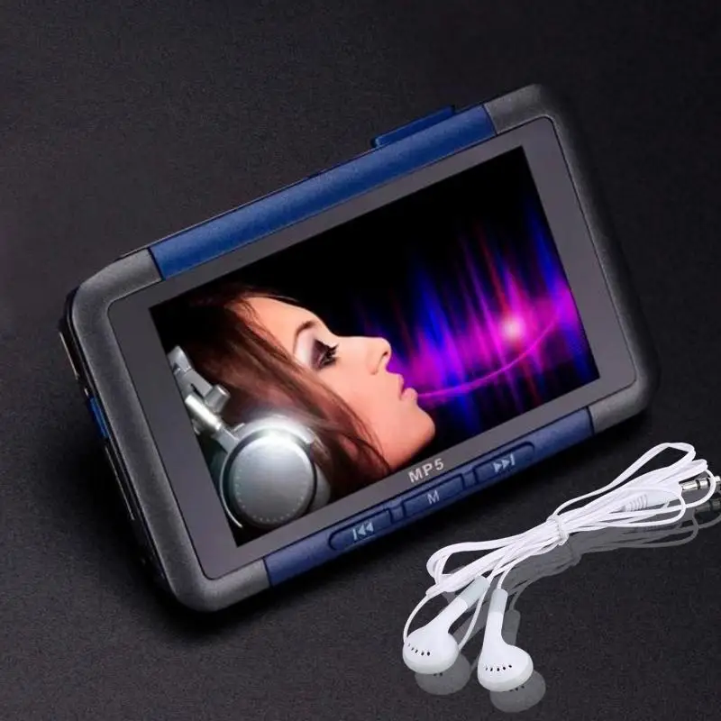 Slim 3 Inch LCD 8G Memory FM Radio Video Recorder Media MP3 MP4 Player