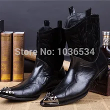 Зимняя обувь; мужские ботинки на платформе; мужские мотоциклетные ботинки из натуральной кожи с заклепками; высокие осенние ботинки; мужские кроссовки