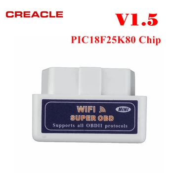 ELM327 V1.5 PIC18F25K80 чип автоматический считыватель кодов ELM327 WIFI работает для IOS и Android ELM327 V 1,5 поддерживает все протоколы OBD2 ELM327 V1.5 PIC18F25K80 чип автоматический считыватель кодов ELM327 WIFI работает для IOS и Android ELM327 V 1,5 поддерживает все протоколы OBD2