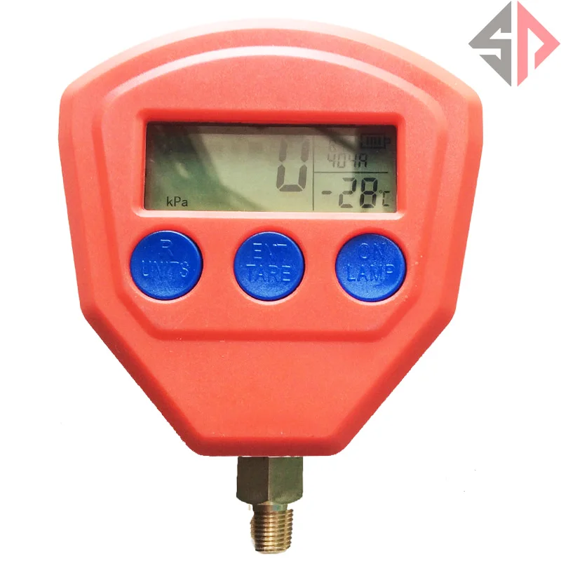 SP Digital LCD Display High Low Pressure Gauge Set for Automotive A/C