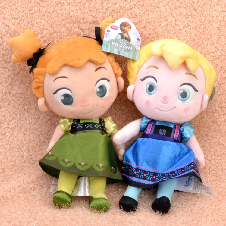 Disney Princess Плюшевые игрушки 30 см версия Q детство Холодное сердце Эльза Анна