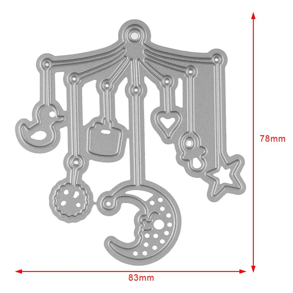 Baby Bed Bell Metal Cutting Dies For DIY Scrapbooking Photo Album Decorative Embossing Folder Stencil Decor Baby Bed Bell Metal Cutting Dies For DIY Scrapbooking Photo Album Decorative Embossing Folder Stencil Decor