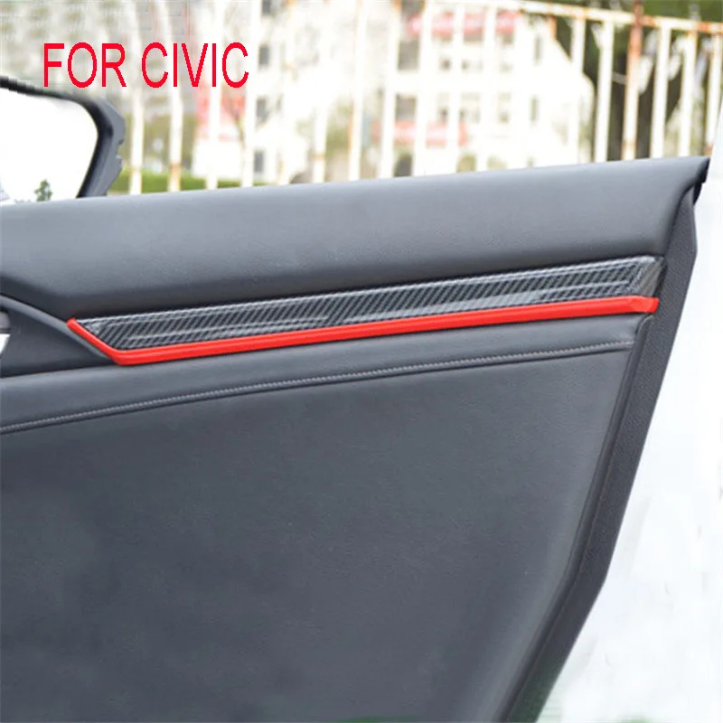 Подходит для Honda Civic 2016 2017 2018 10 поколения АБС-покрытие декоративные полосы
