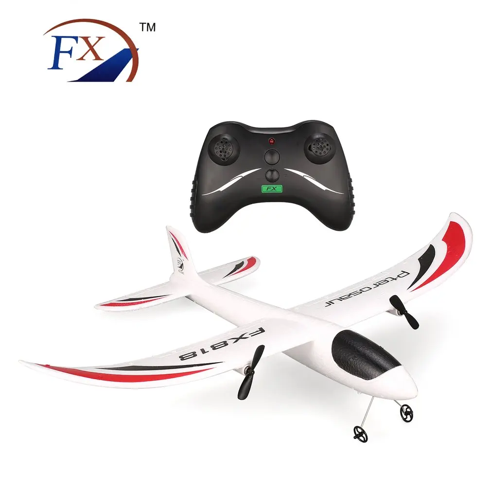 FX 818/820 RC самолет планер 2 4G 2CH пульт дистанционного управления Самолет 475 мм размах