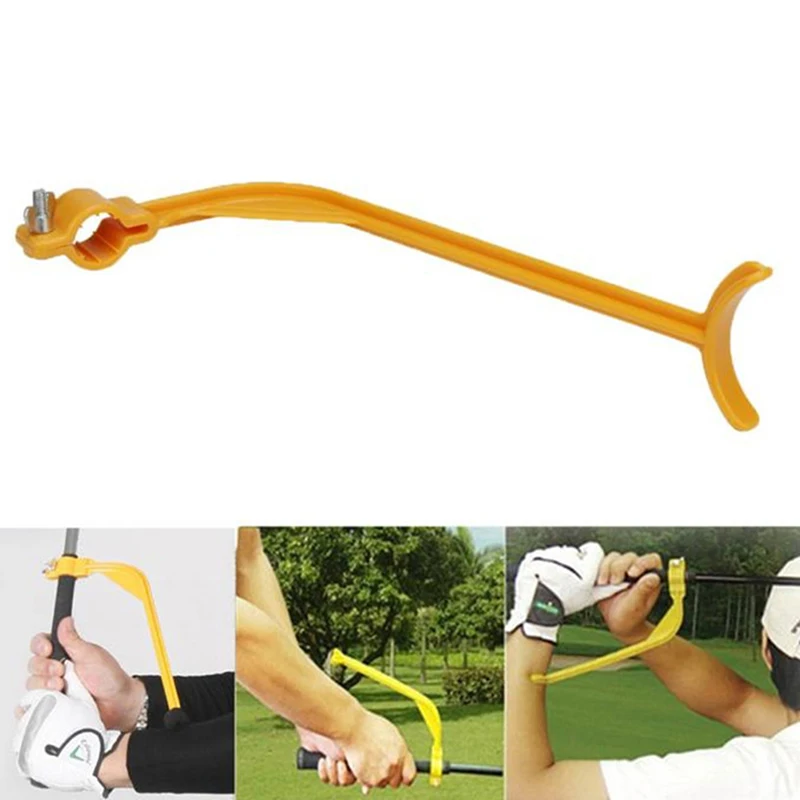 Golf Accessories Practice Guide Golf Swing Trainer Beginner Alignment Golf Clubs Gesture Correct Wrist Training Aids Tools