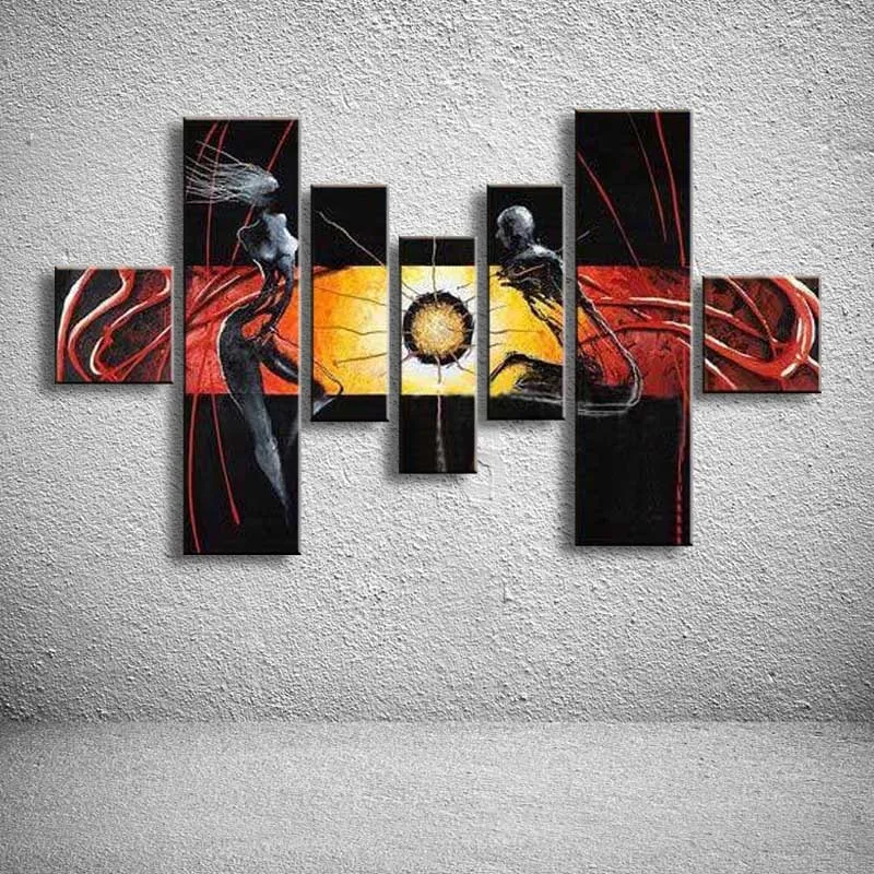 

hand painted oil painting modern oil painting on canvas abstract painting black white pop art cheap modern paintings XD6-002