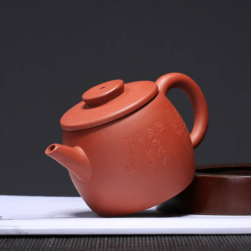Ручная работа, настоящий исинский чайник, чайник пуэр, 100 мл, маленький Фиолетовый Глиняный Чайник, Прямая поставка с фабрики
