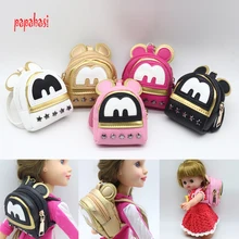 1pcs Dolls Backpack big ears Star rivet bags for BJD 1 4 1 6 16inch fit