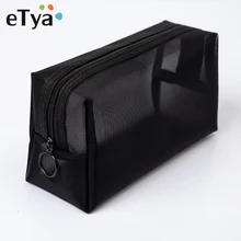ETya נשים שקוף תיק קוסמטי נסיעות פונקצית איפור מקרה רוכסן איפור ארגונית אחסון פאוץ מוצרי טואלטיקה יופי לשטוף תיק(China)