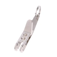 Многофункциональный зажим из нержавеющей стали для мужчин и женщин тонкий бумажник на кнопке брелок из нержавеющей стальной зажим для денег аксессуары