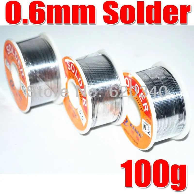 

0.6mm 100g Tin Lead Melt Rosin Core Flux Solder Wire Reel Soldering Welding