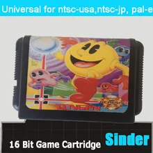 Игровая карта Pac Mania 16 bit MD для игровой консоли Sega megadrive Genesis