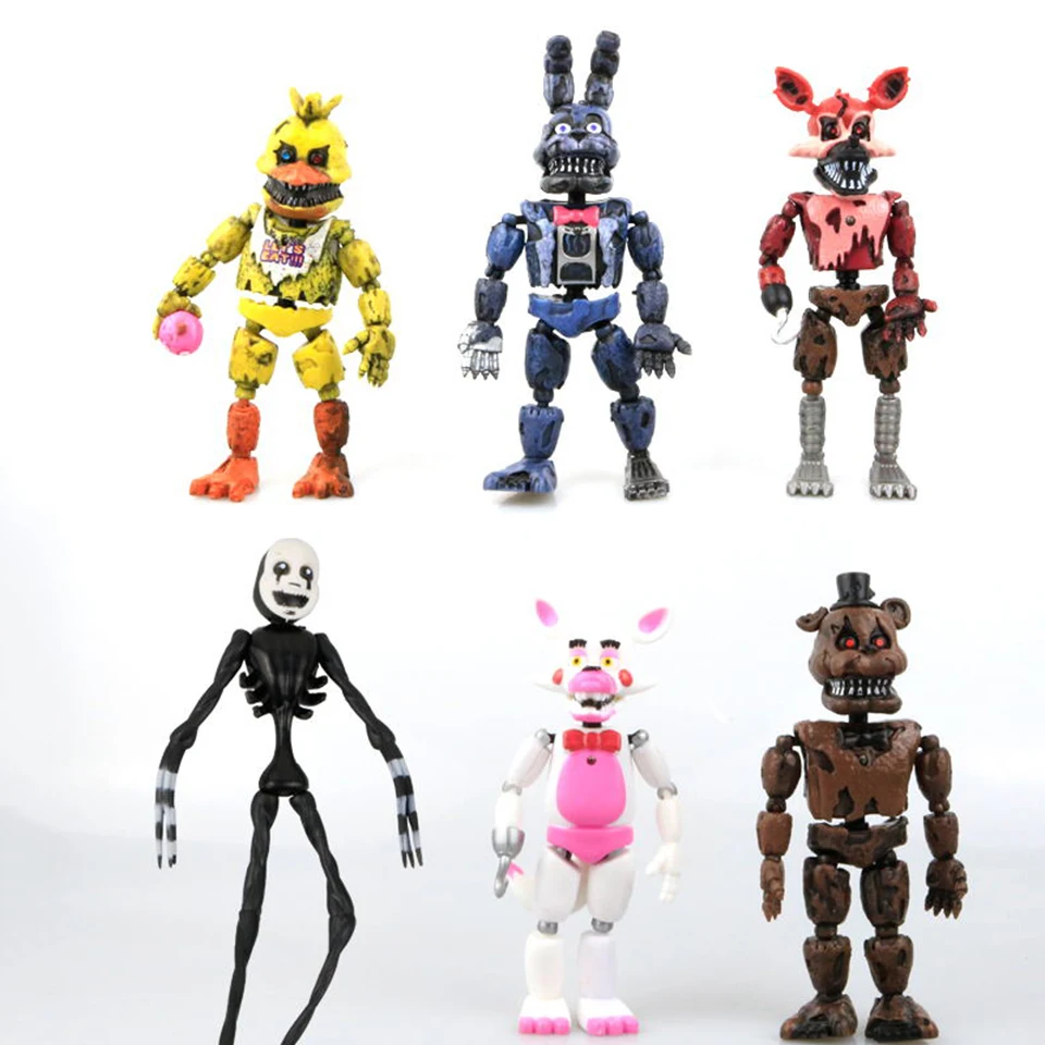 14 5 17 см 6 шт./партия ПВХ Five Nights At Freddy фигурка игрушки деформируемая модель FNAF