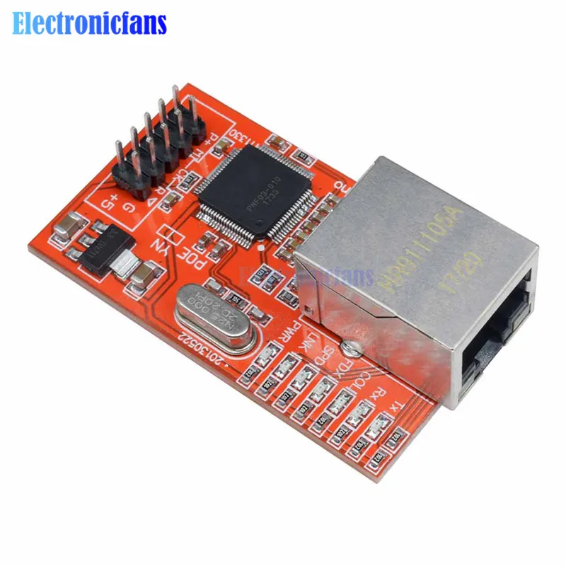 10 шт. Топ Mini W5100 LAN Ethernet щит сетевой модуль платы 3 В Совместимость с 5 для Arduino 100%