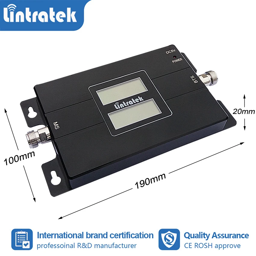 Lintratek GSM 900 WCDMA 2100 МГц усилитель сигнала сотовой сети 3g универсальная система