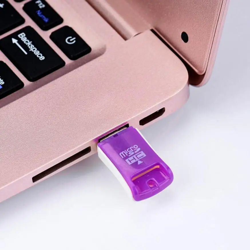 Высокая Скорость Mini USB 2.0 Micro SD TF T-Flash чтения карт памяти адаптера компьютера Интимные аксессуары