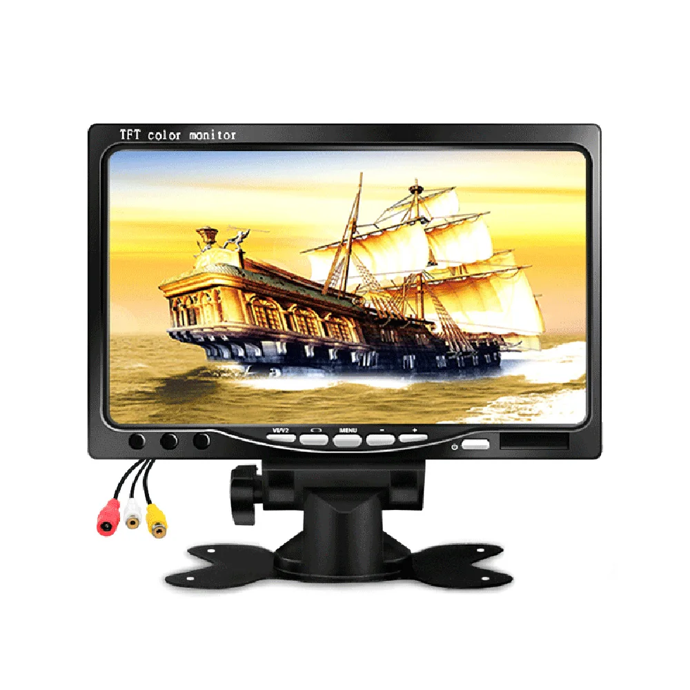 

7" TFT LCD Color HD Screen Car Monitor for Car Reverse Rear View Backup Camera DY344