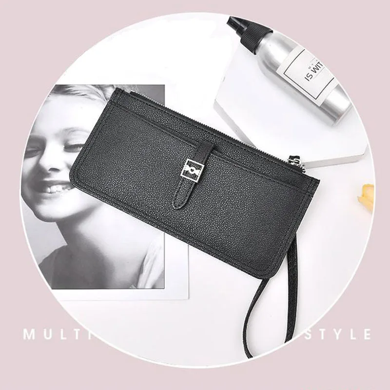 Ximivogue мода кошка Пряжка мульти функциональный мягкий PU клатч женские клатчи