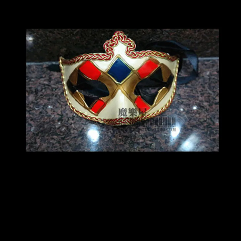 

Imported Italian Venetian mask masquerade mask handmade half face British lattice men mask
