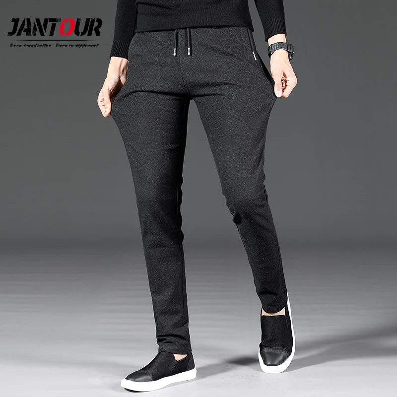 

2019 New Fashion Brand men pants high quality cotton casual pants mens straight trousers male plus size 27~38 men's clothing