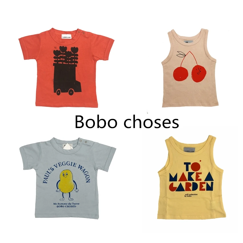 

Pre Sale Bobo C** 2019 Summer Boys Clothes Baby Girl Clothes Kids Children Toddler Boys T-shirt Tops Tees Fashion Print 1-4Y