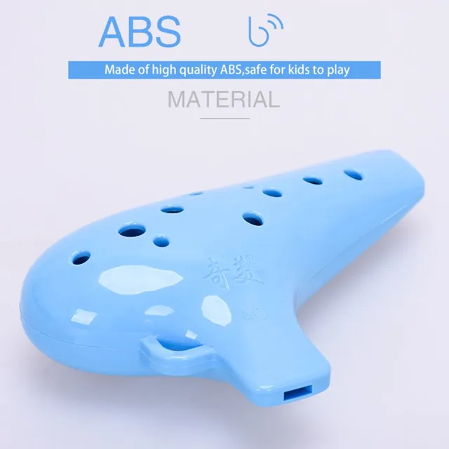 12 Hole Ocarina C Key Alto Flute-Ocarina Resin Material Flute Professional Musical Instruments Flauta For Music Lovers Pink Blue