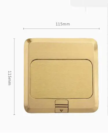 Полный Медь pop-up похоронен пол, Мощность 5 отверстий для подключения, pc220v 10A
