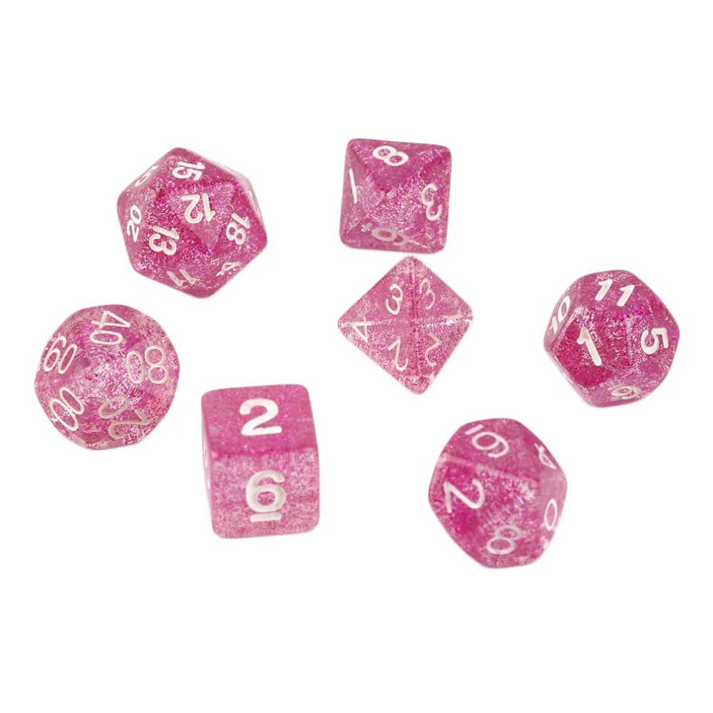 6 шт./компл. игры Multi по бокам кости с цифрами D20 игровой кубики для игры в мяч смешанные Цвет Лидер продаж дропшиппинг