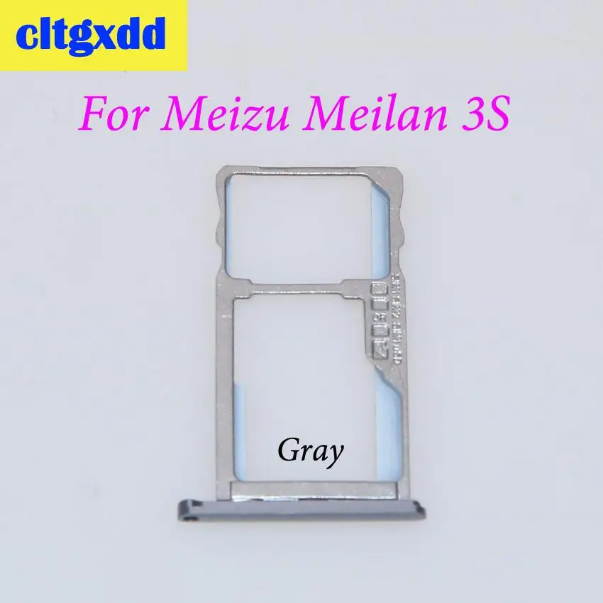 Cltgxdd держатель слота для сим-карты для meizu meilan 5S M5s 3S M3S слот карты Micro SD лоток гнездо адаптер Замена Ремонт Запасные части