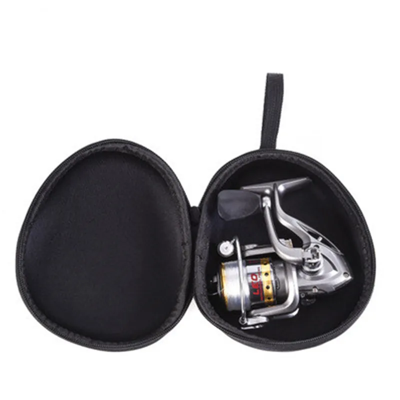 EVA Drop-Shaped Fishing Reel Bag Three Layer Multi Functional Nylon Fishing Bag For Fishing Reel Protective Accessories Bag  (13)