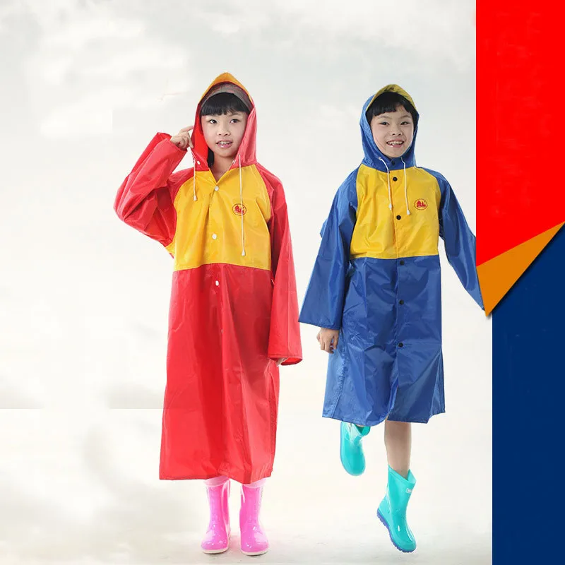 Free Shipping 2 color Sale Outdoor Sports RainCoat Kids rain ponchot