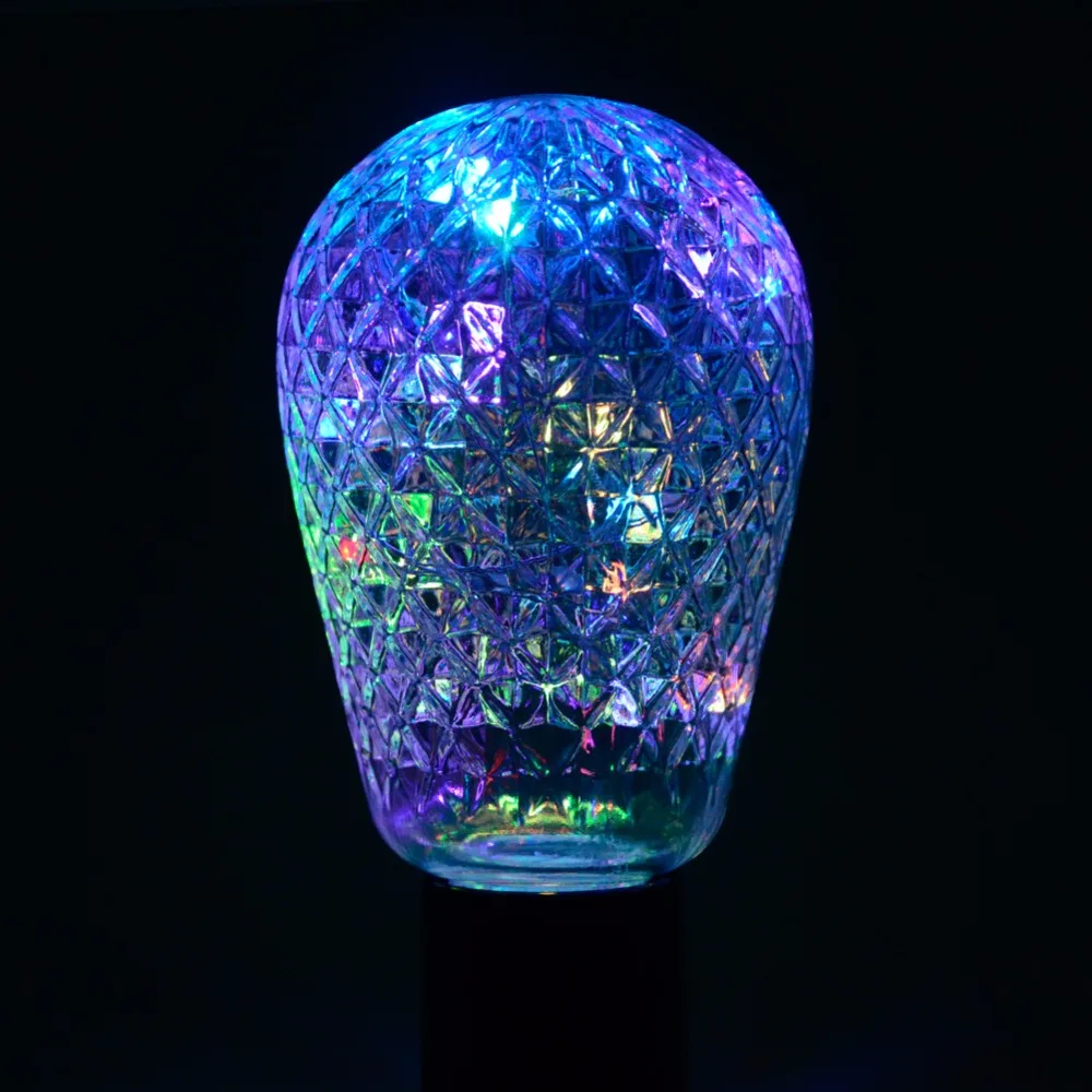 E27 RGB светодиодный Рождественские гирлянды лампа дневного света 85-265 V светодиодный Диод Фея лампы для Свадебная вечеринка дома декоративная подсветка для дома