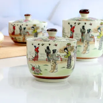 

Little retro water ceramic stewing pot with cover stew braised cubilose ginseng tonic Cordyceps shark's fin glaze