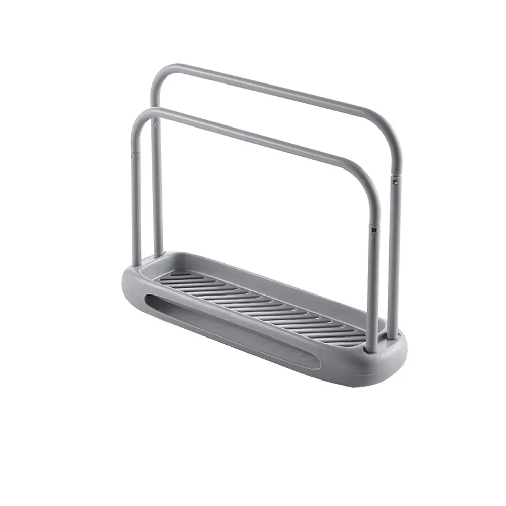 

Hot Sale High Quality Detachable Towel Storage Rack Quick-drying Diatom Mud Double Rod Rag Stand Storage Rack Holder Kitchen